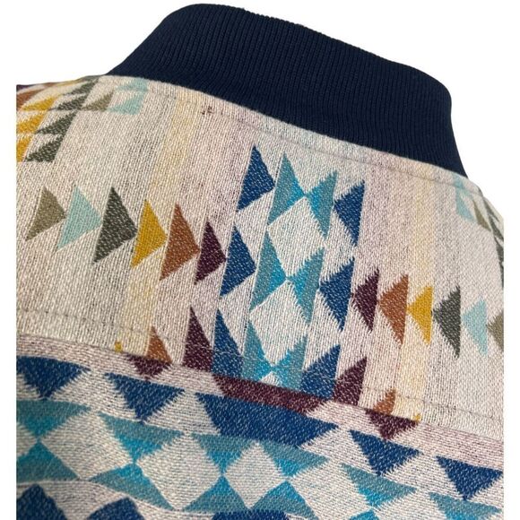Pendleton Pilot Rock Jacquard Bomber Wool Zip Jacket $377 Size Large - Picture 9 of 16